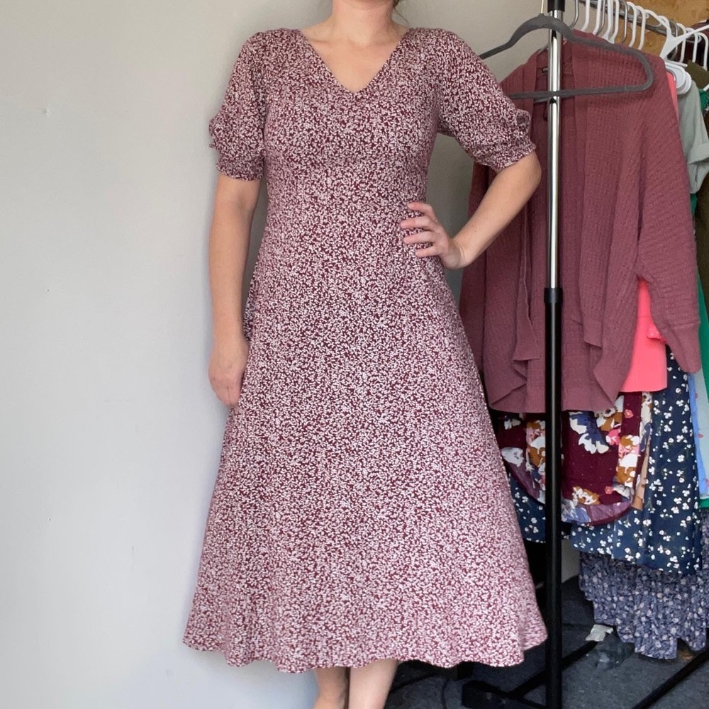 SOLD! Old Navy Tea Length A Line Dress